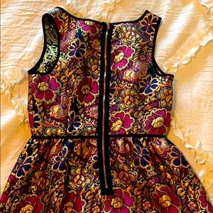 Xhilaration pink & gold bubble dress